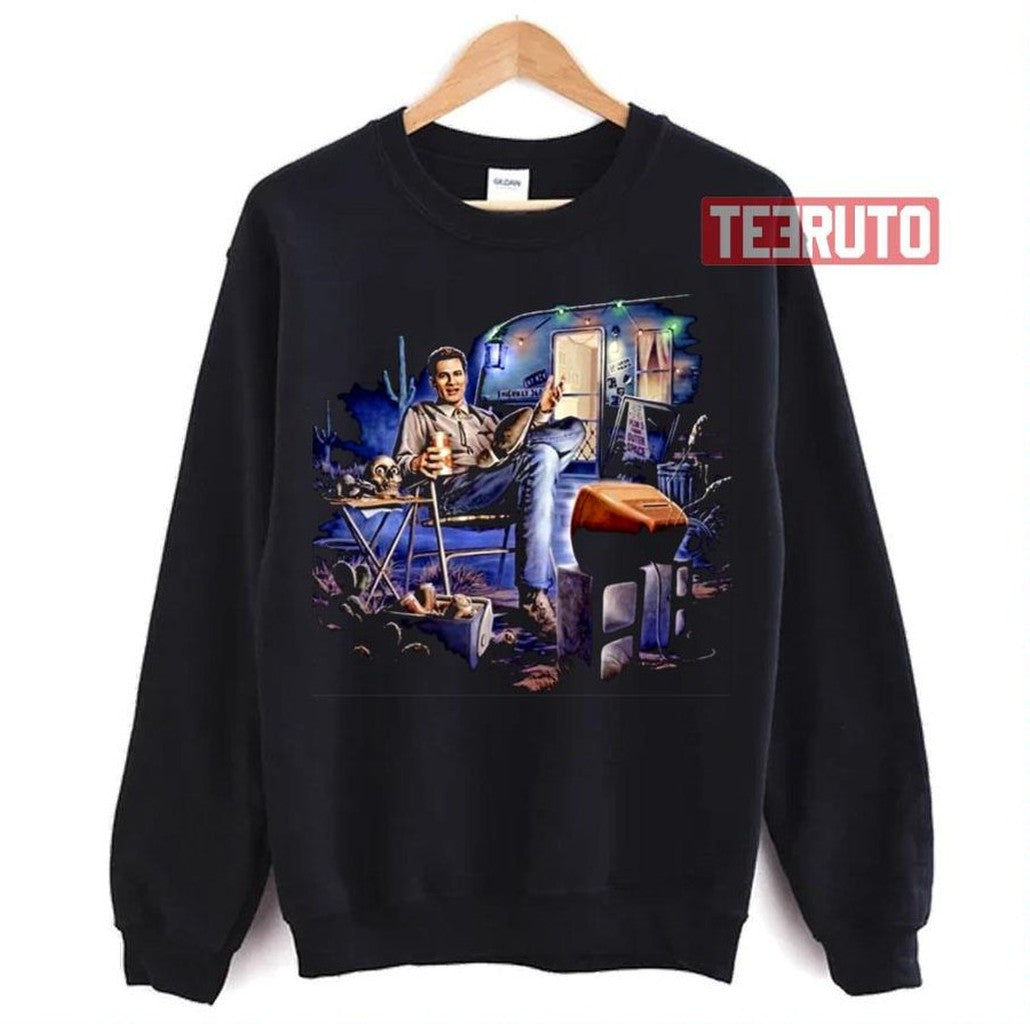 Cartoon Design The Last Drive In With Joe Bob Briggs Unisex Sweatshirt