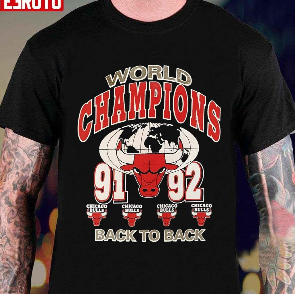 Chicago Basketball Back To Back 91-92 Sweatshirt
