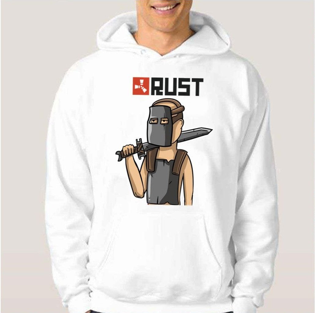 Cartoon Design Rust Warrior Unisex T-Shirt