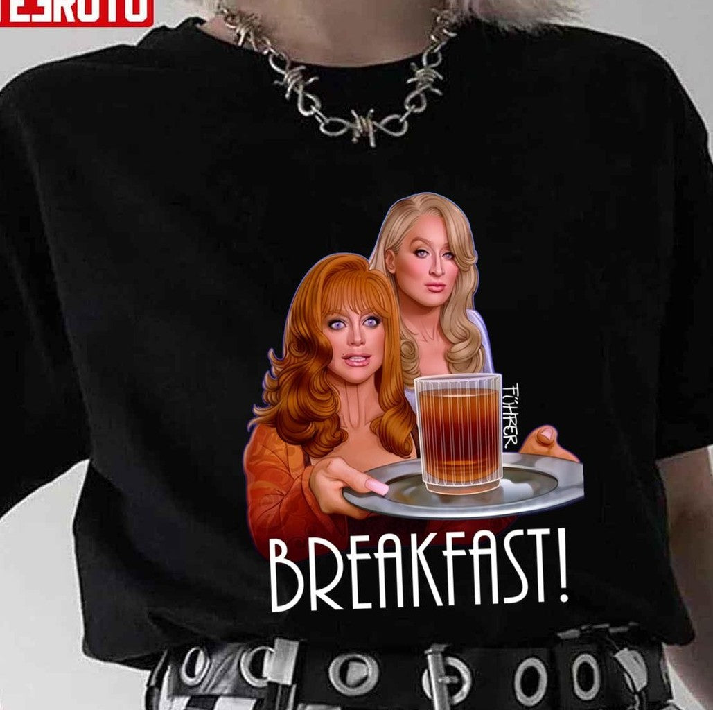Breakfast Death Becomes Her Unisex T-shirt