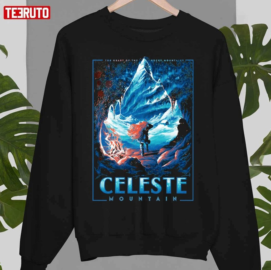 Celeste Mountain Video Game Art Unisex T-Shirt