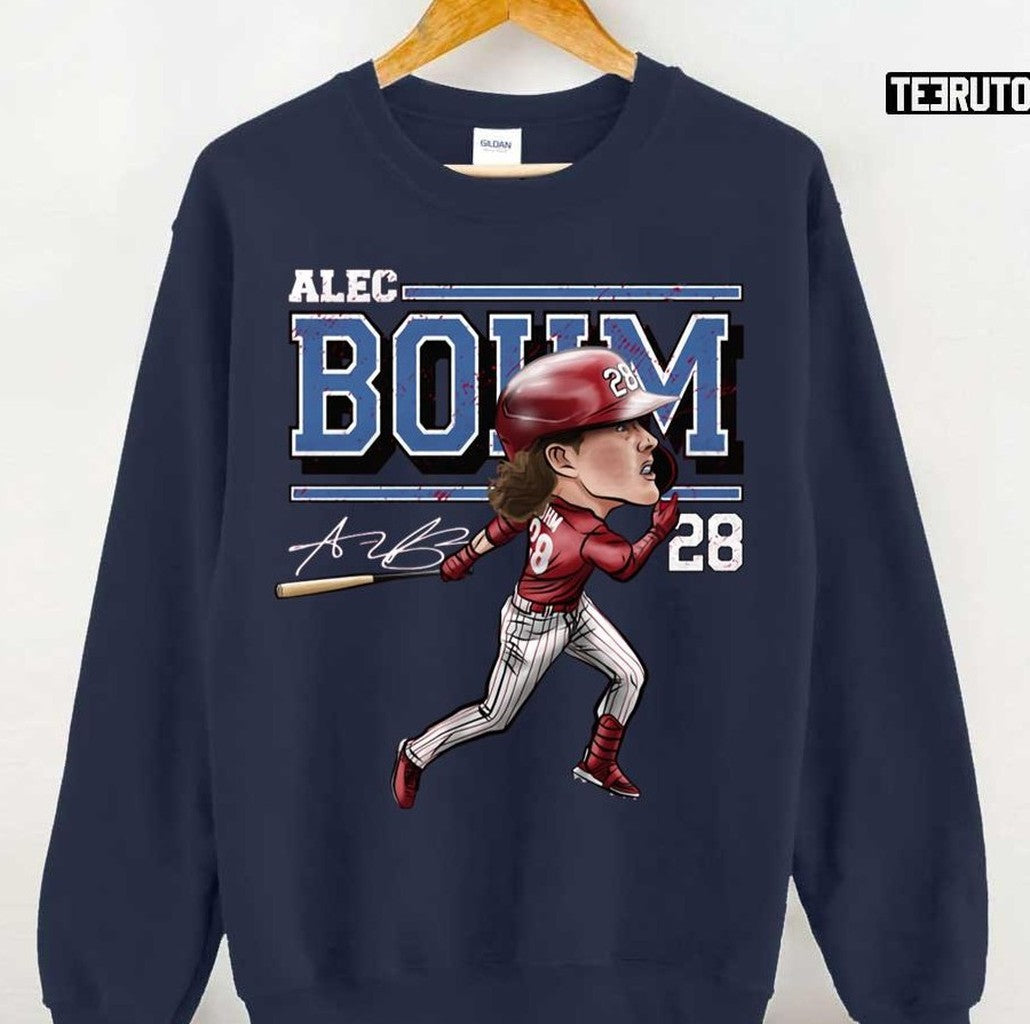 Chibi Alec Bohm Cartoon Philadelphia Phillies Unisex Sweatshirt