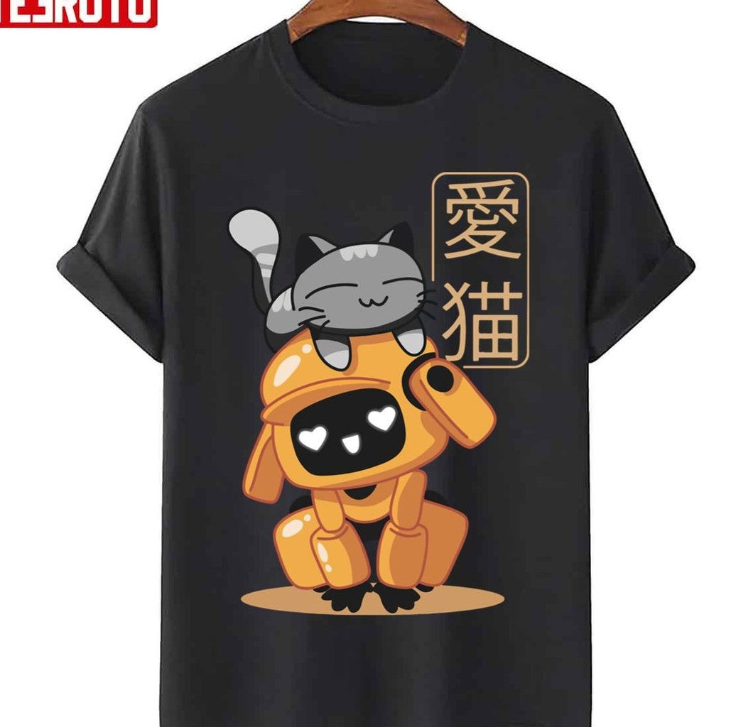 Cartoon Love Death Robots Cat Cute Unisex Sweatshirt