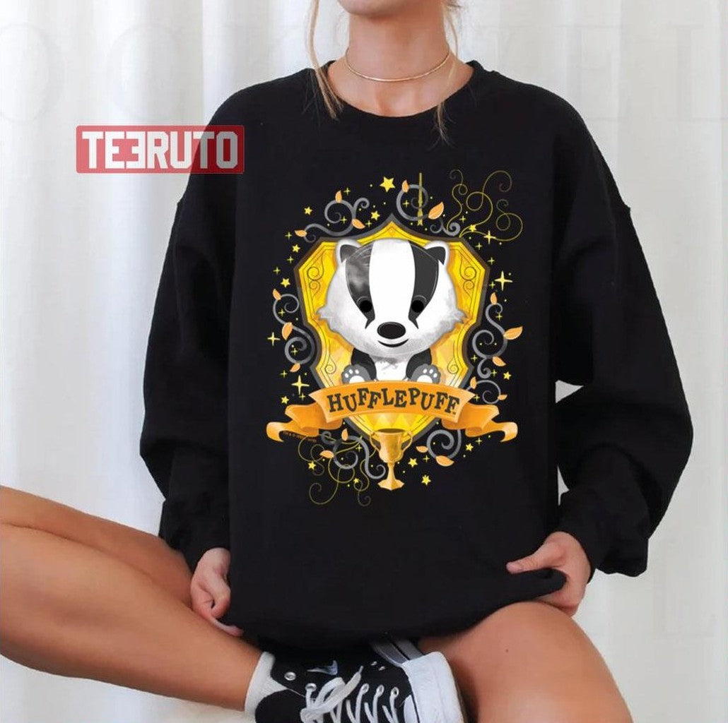 Charming Hufflepuff Crest Hp Potter Unisex T-Shirt