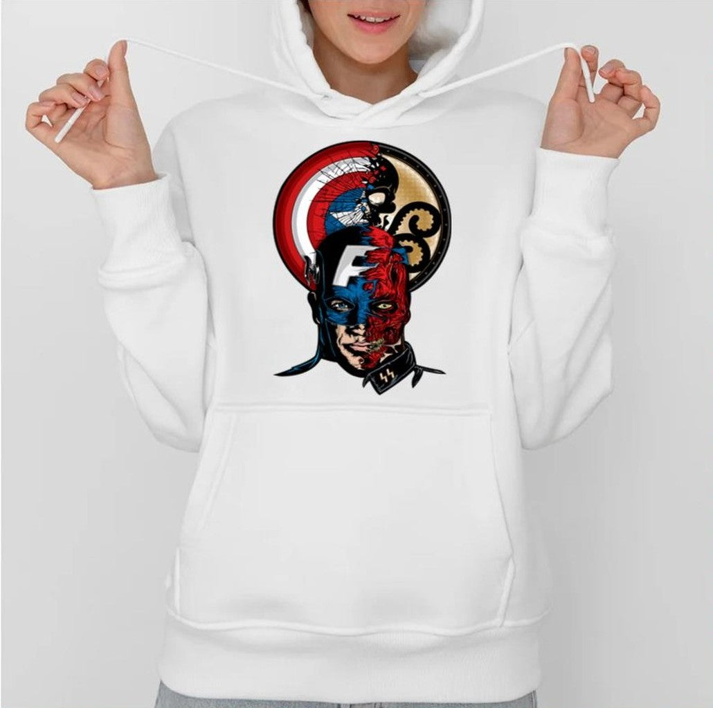 Captain America Tattoo Clipart Marvel Unisex Sweatshirt