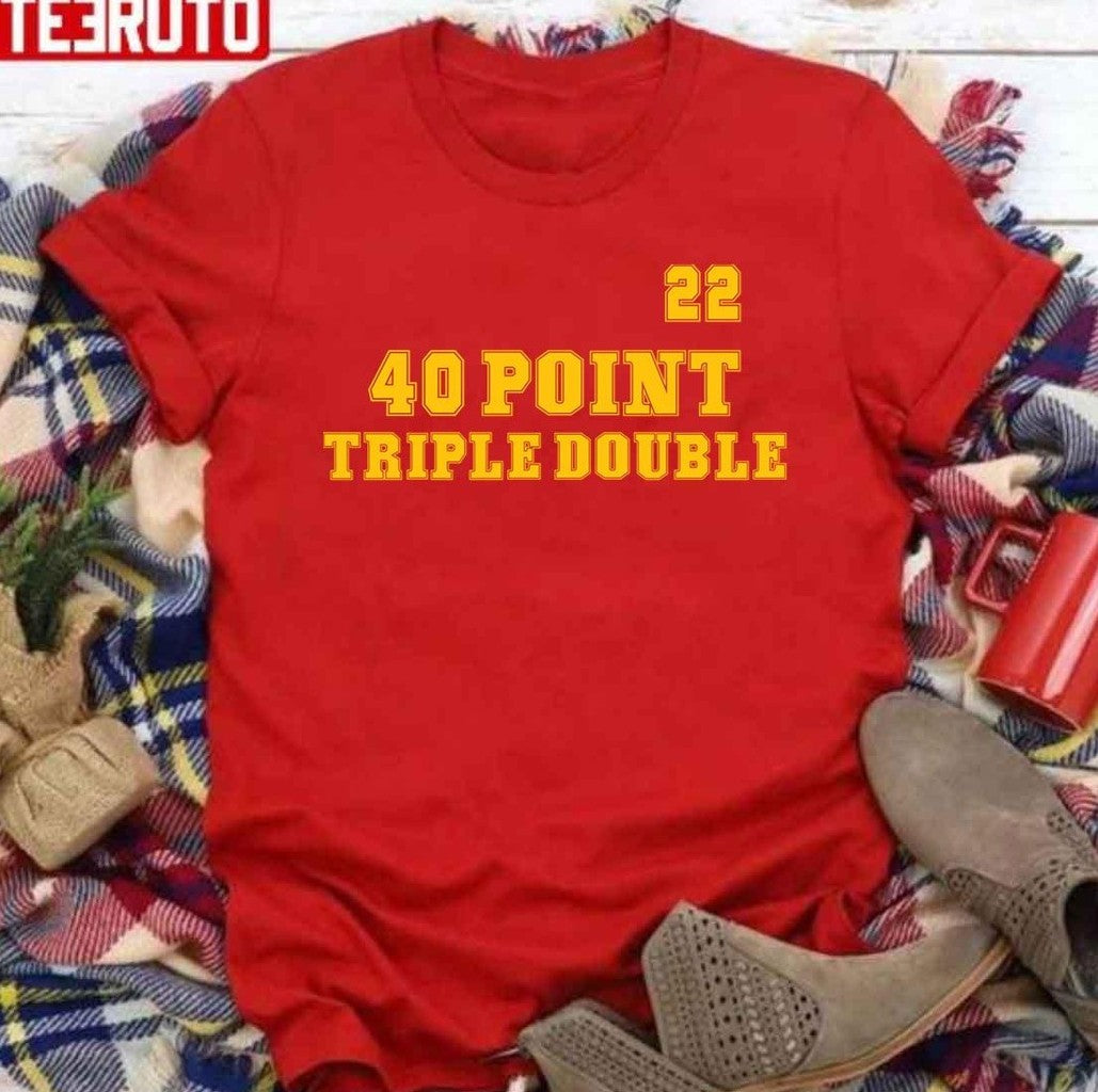 Caitlin Clark 22 40 Point Triple Double Unisex Sweatshirt