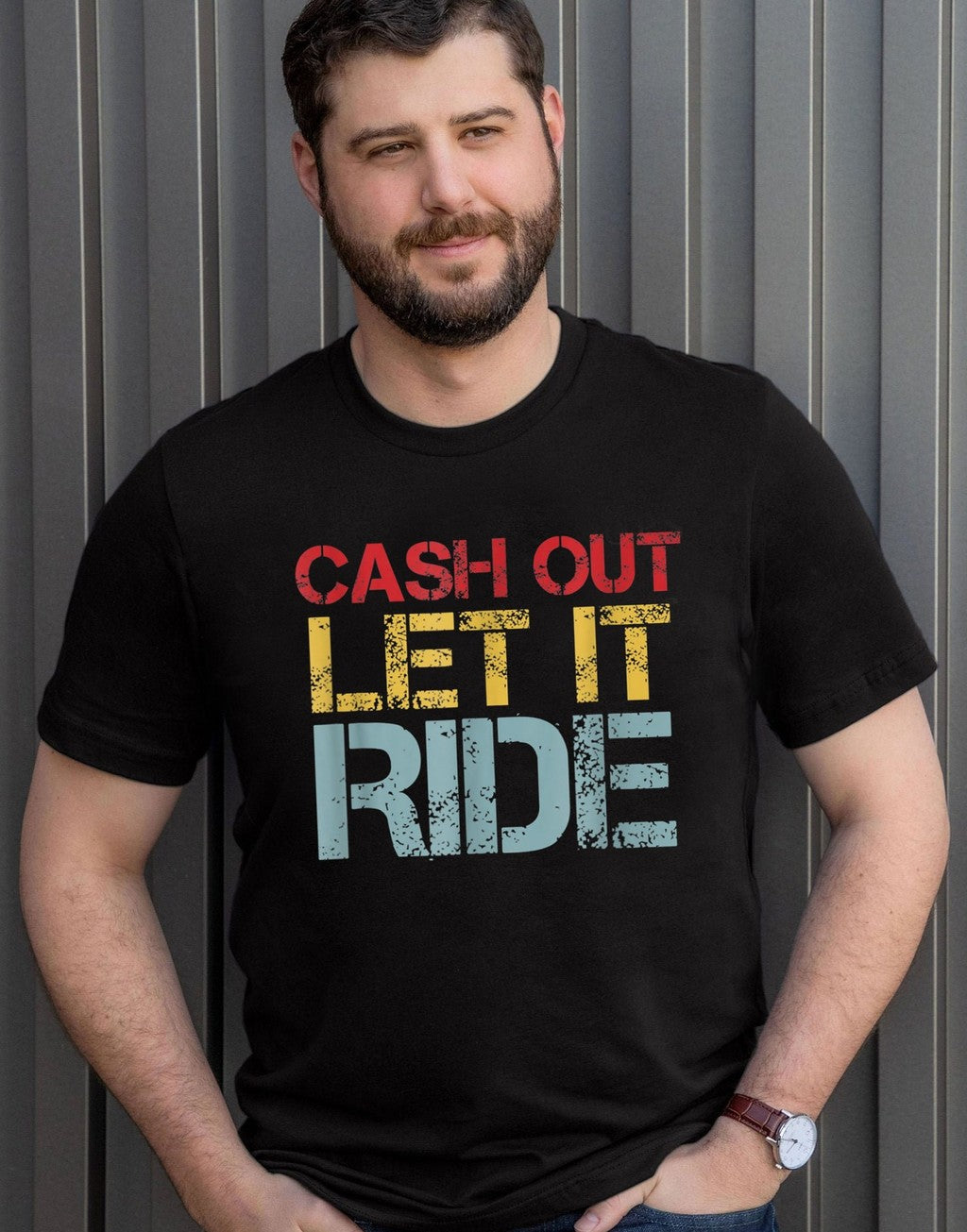 Cash Out Let It Ride Sarcastic Biden Unisex T-Shirt