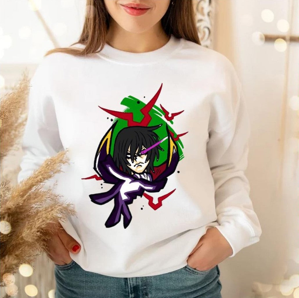 Cartoon Design Lelouch Code Geass Unisex Sweatshirt