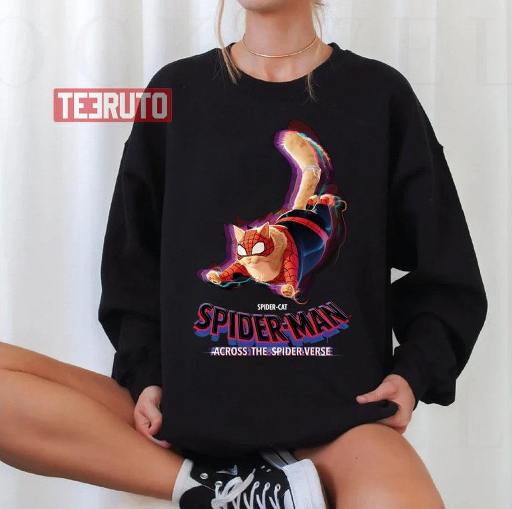 Cat Version Across The Miles Morales Gwen Unisex T-Shirt