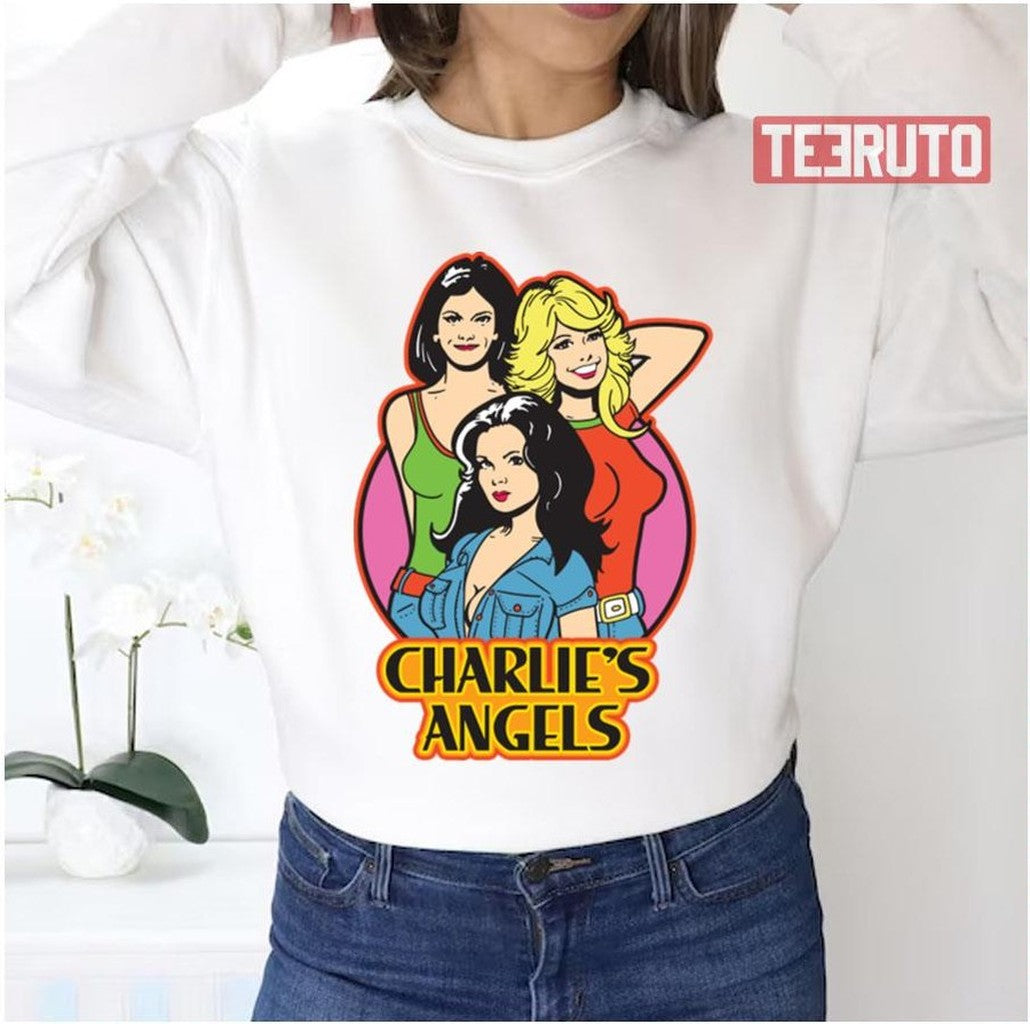 Cartoon Design Charlie's Angels Unisex Sweatshirt
