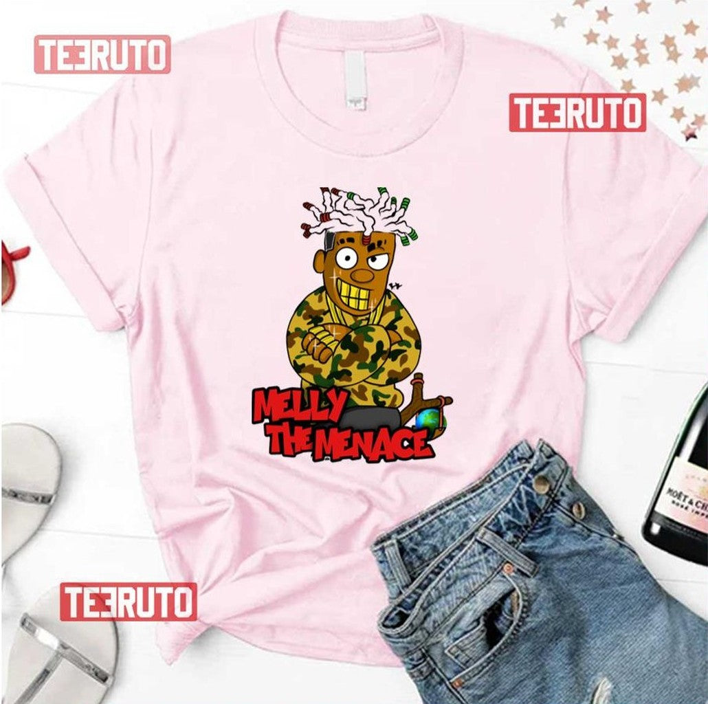 Cartoon Fanart Ynw Melly Rapper Unisex T-Shirt