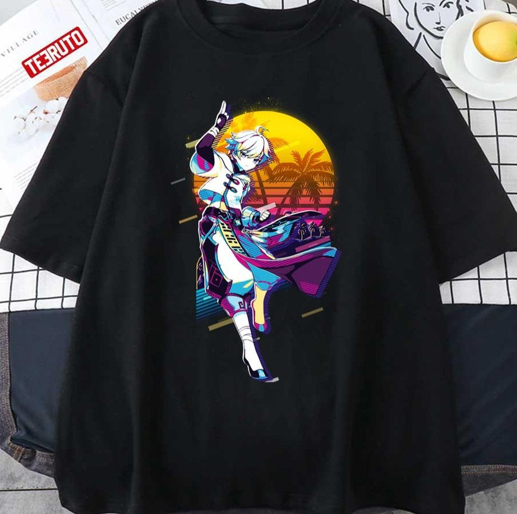 Chongyun Genshin Impact 80s Retro Unisex T-shirt