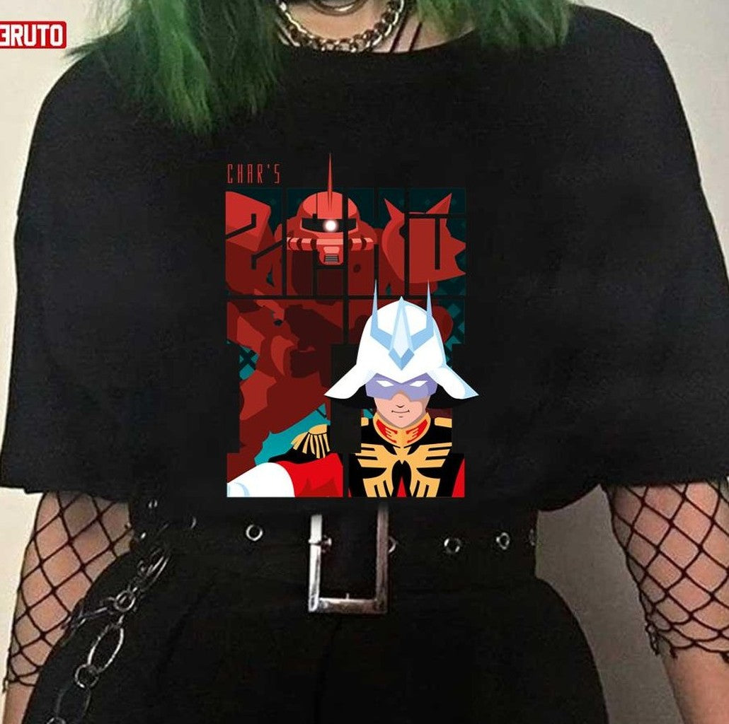 Char's Zaku Font Gundam Unisex T-Shirt