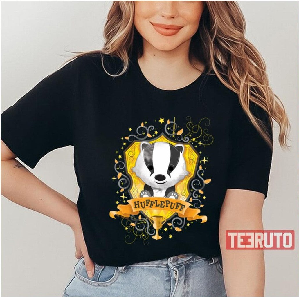 Charming Hufflepuff Crest Hp Potter Unisex T-Shirt
