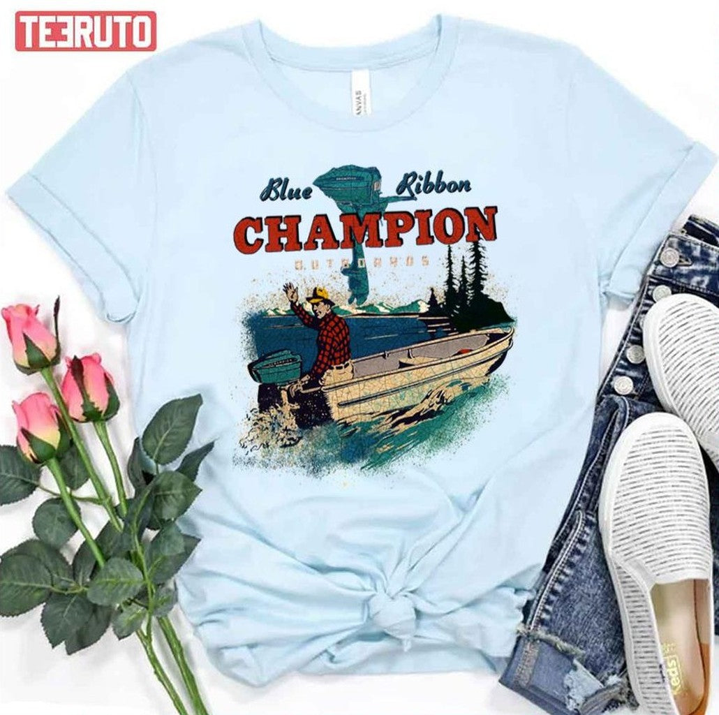 Champion Vintage Outboard Motors Usa Unisex T-Shirt