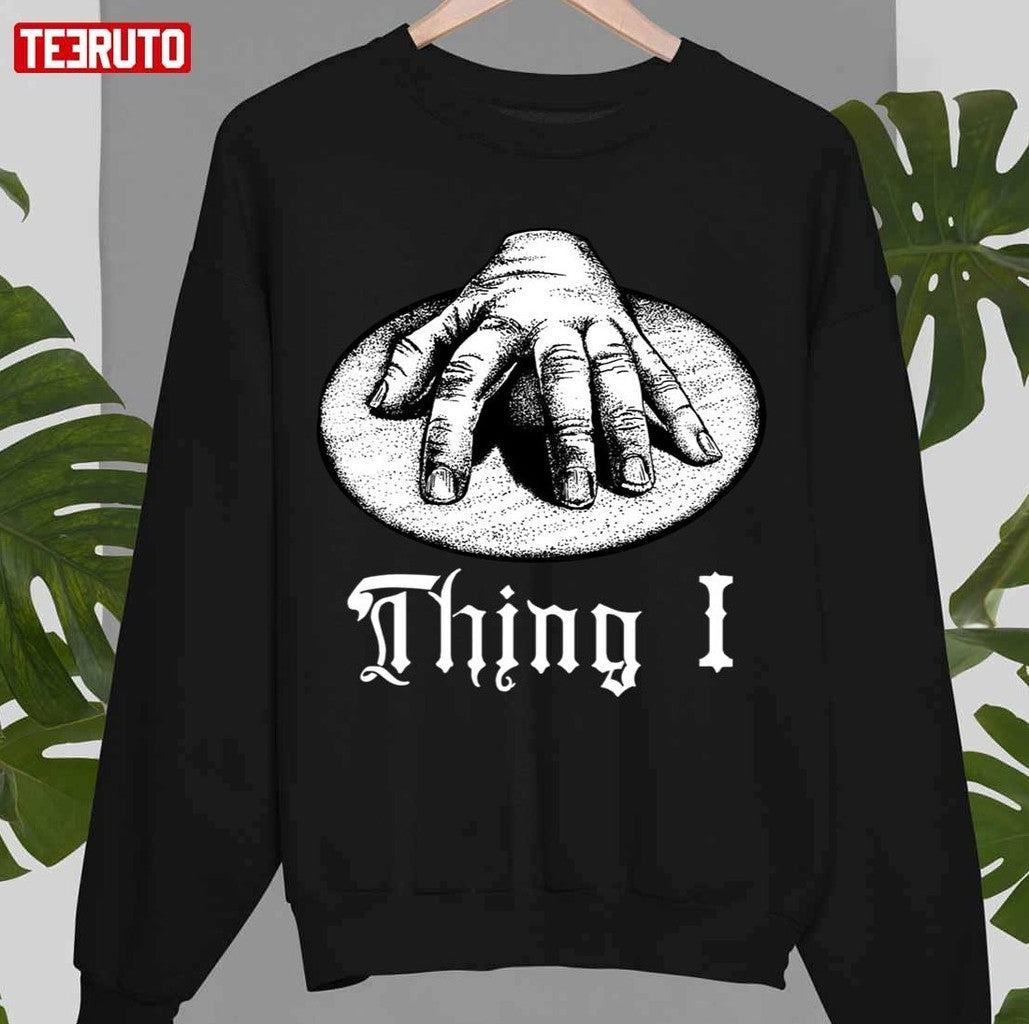 Character Thing I Addams Family Left HandUnisex Sweatshirt