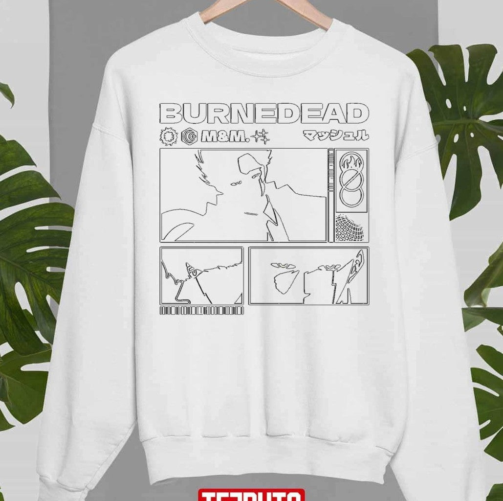 Burnedead M&amp;m Mashle Line Art Manga Mashle Magic And Muscles Unisex T-Shirt