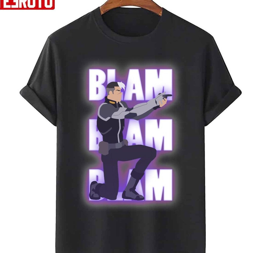 Blam Blam Blam Shiro Voltron Unisex T-Shirt