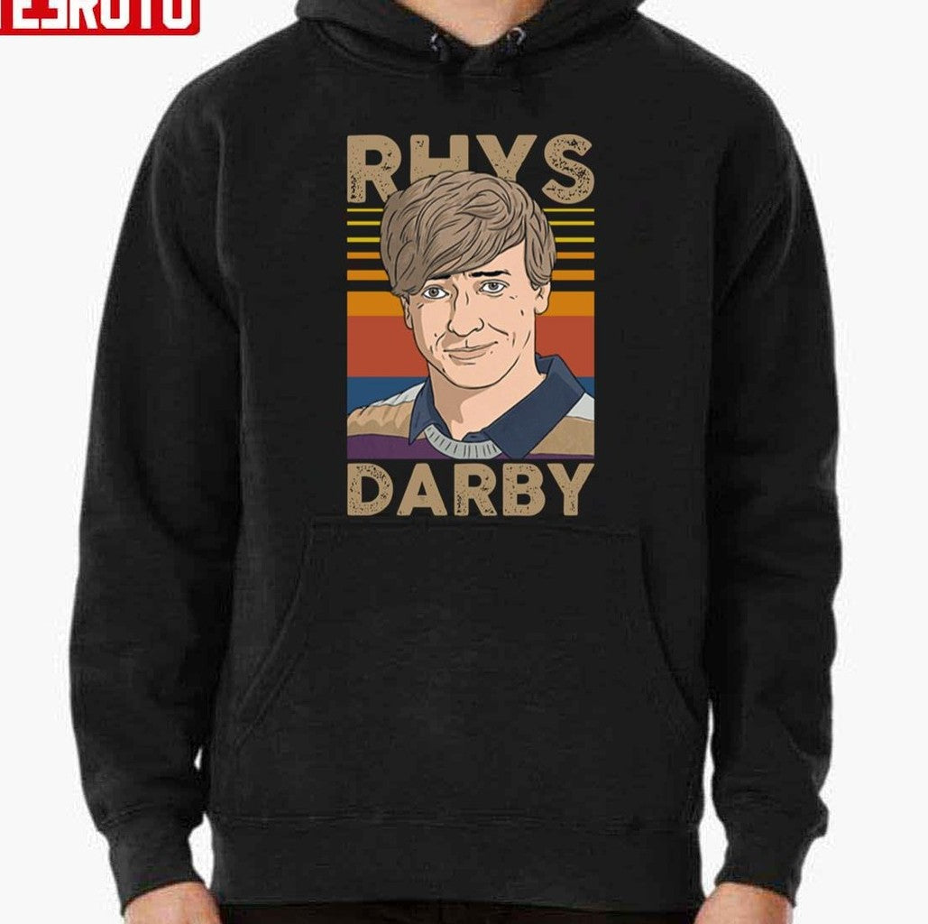 Cartoon Portrait Rhys Darby Unisex Hoodie