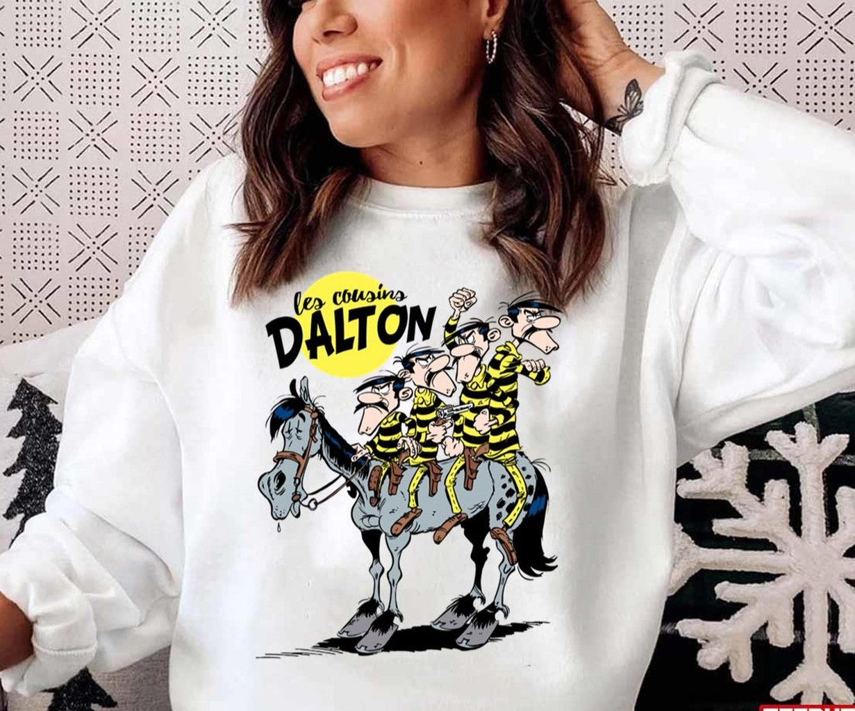 Cartoon Cartoon Lustiges Trio Vintage Unisex Sweatshirt