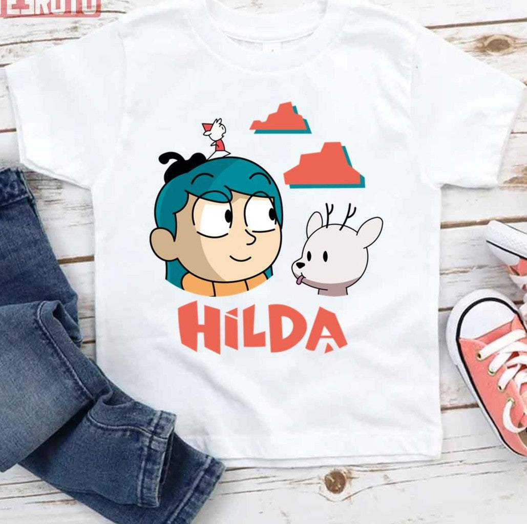 Cartoon Netflix Hilda Cute Girl Unisex T-Shirt