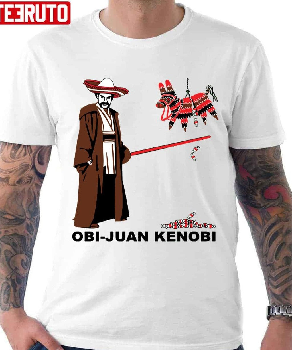 Character Obijuan Kenobi Star Wars Artwork Unisex T-Shirt