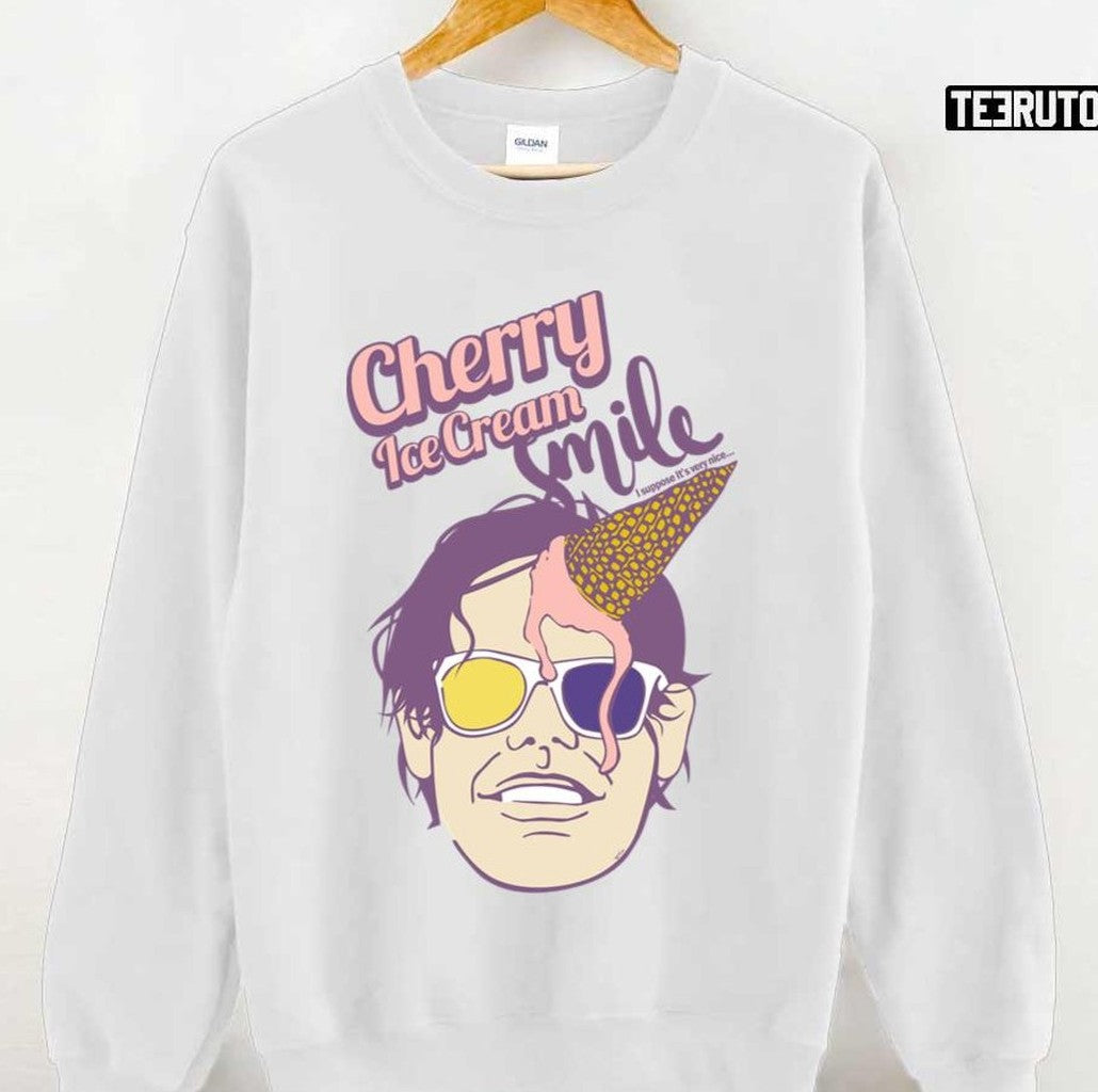 Cherry Ice Cream Smile Duran Duran Rock Band Retro Wave Unisex T-Shirt