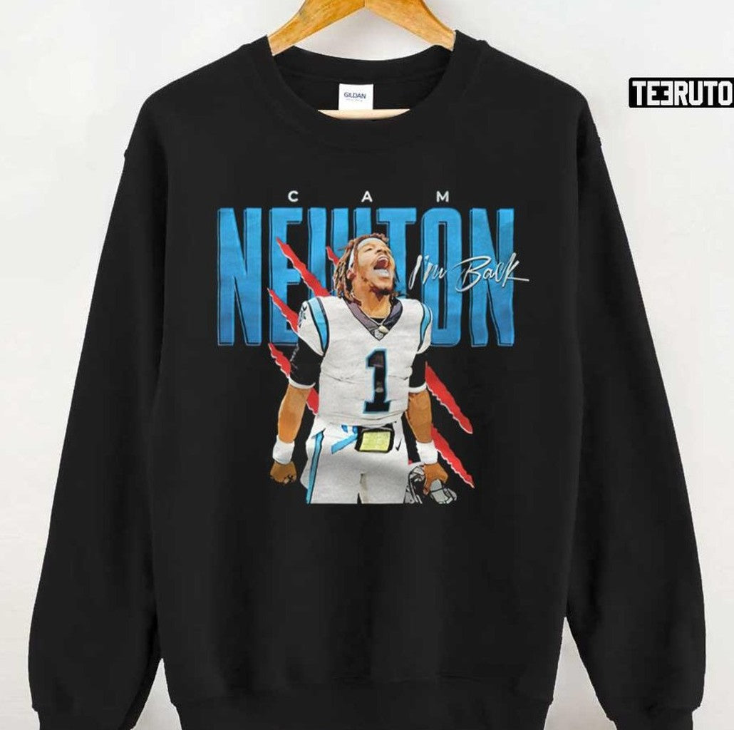 Carolina Panthers Cam Newton I'm Back Signature Unisex T-Shirt