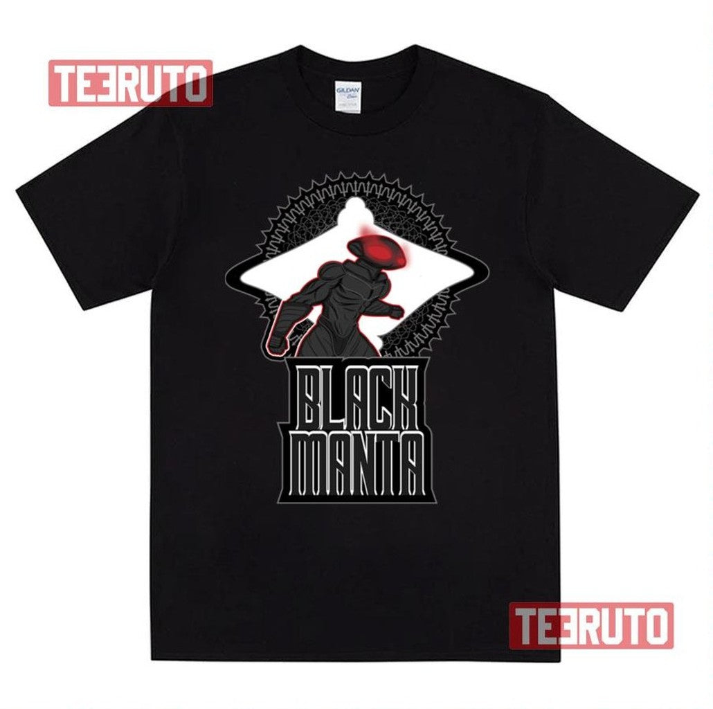 Black Manta Cartoon Design Unisex T-Shirt