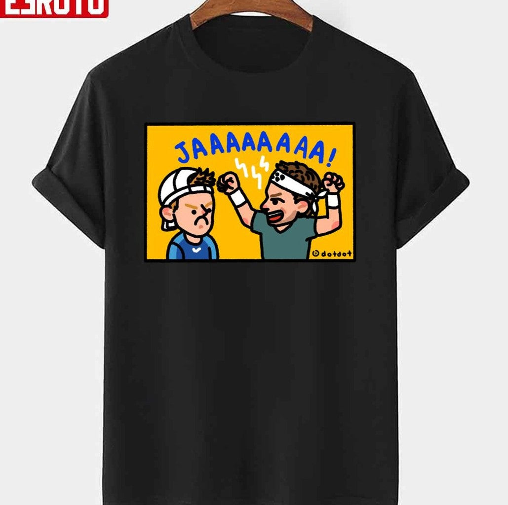 Casper Giving Daddy Energy Casper Ruud Chibi Unisex T-Shirt