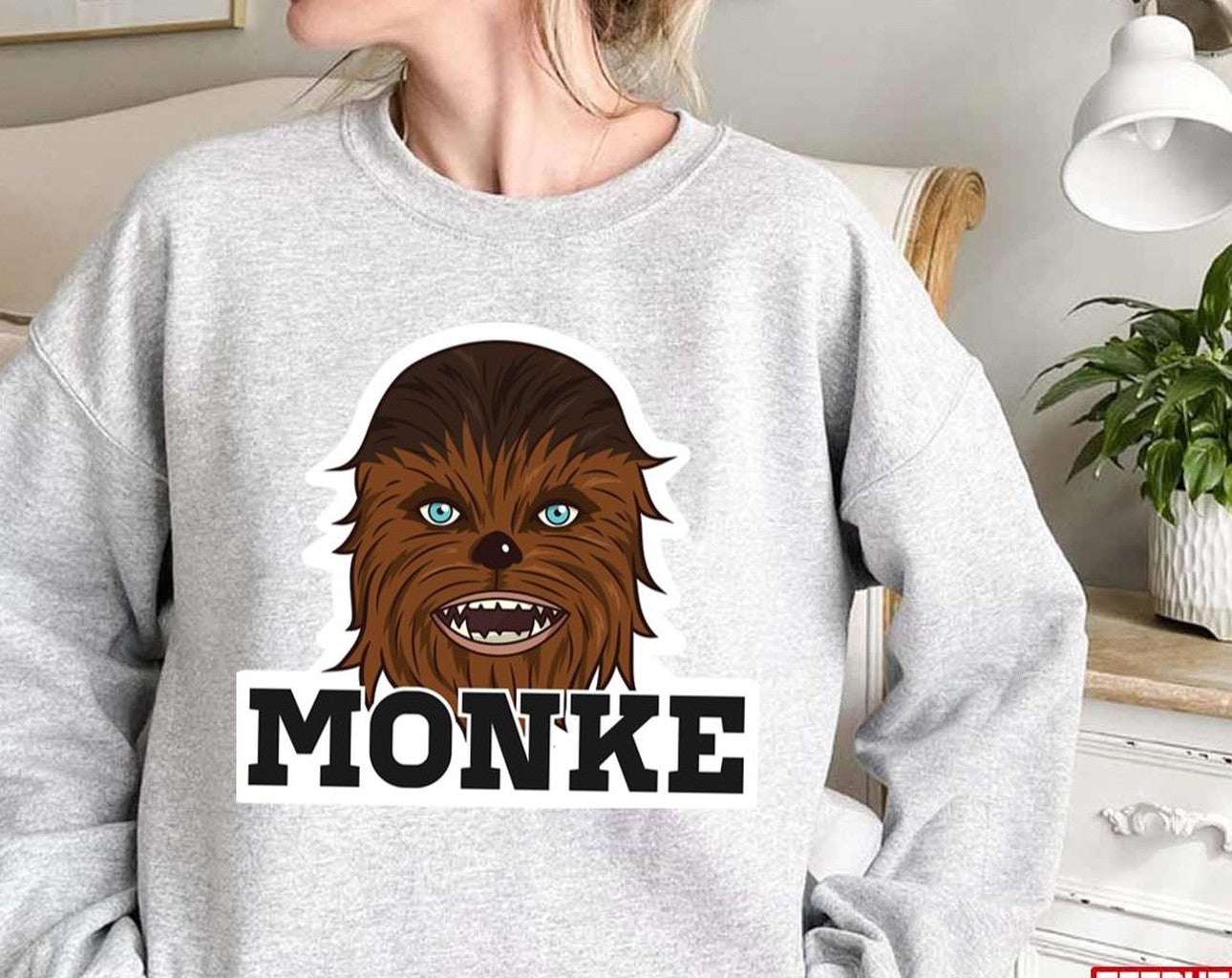Chewbacca Is Monke Star Wars Unisex Sweatshirt