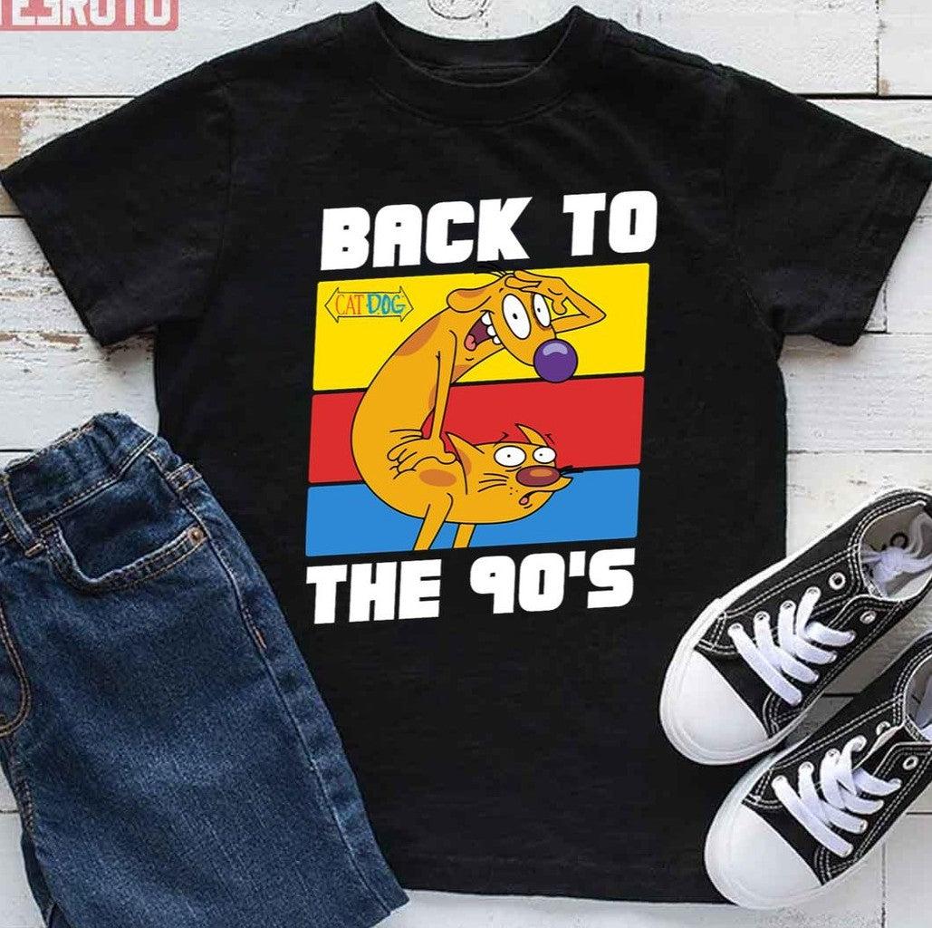 Catdog Retro Colors Movie Funny Unisex T-Shirt