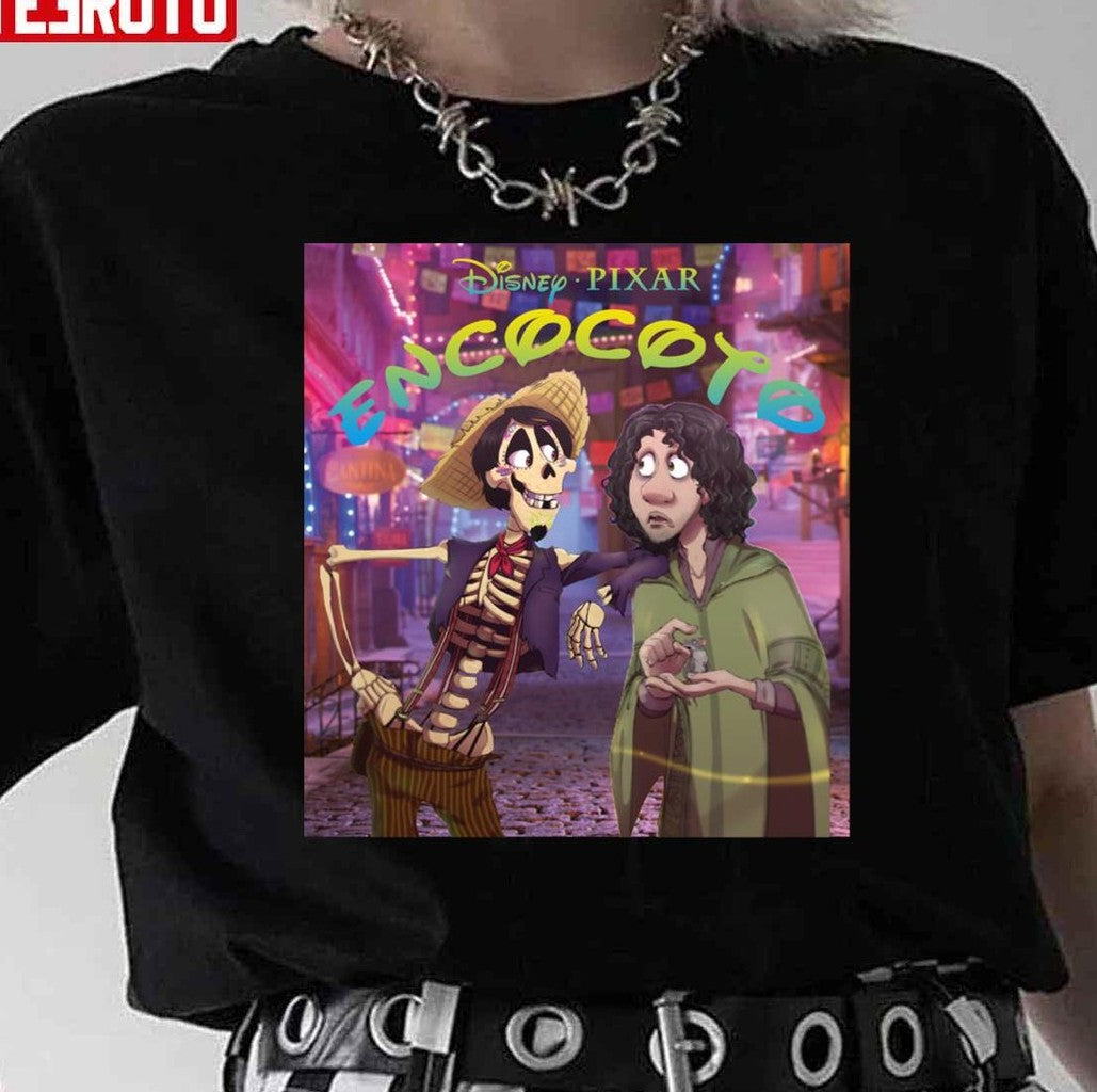 Bruno Madrigal Encanto And Hector Coco Cartoon Disney Movie Chacracters Unisex T-Shirt