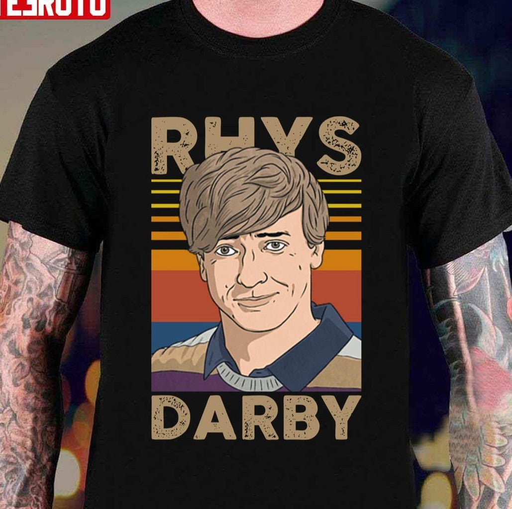 Cartoon Portrait Rhys Darby Unisex Hoodie