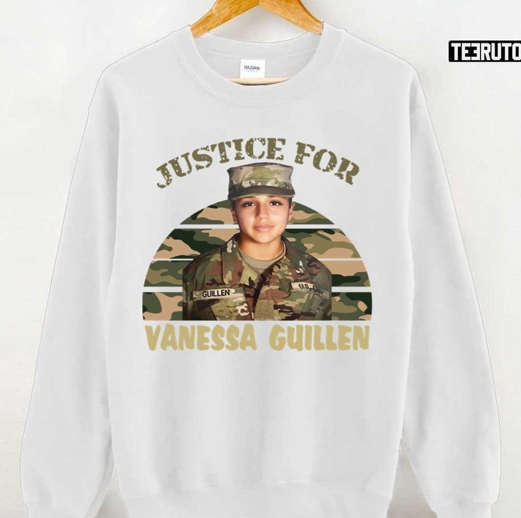 Camo Justice For Vanessa Guillen Unisex T-Shirt