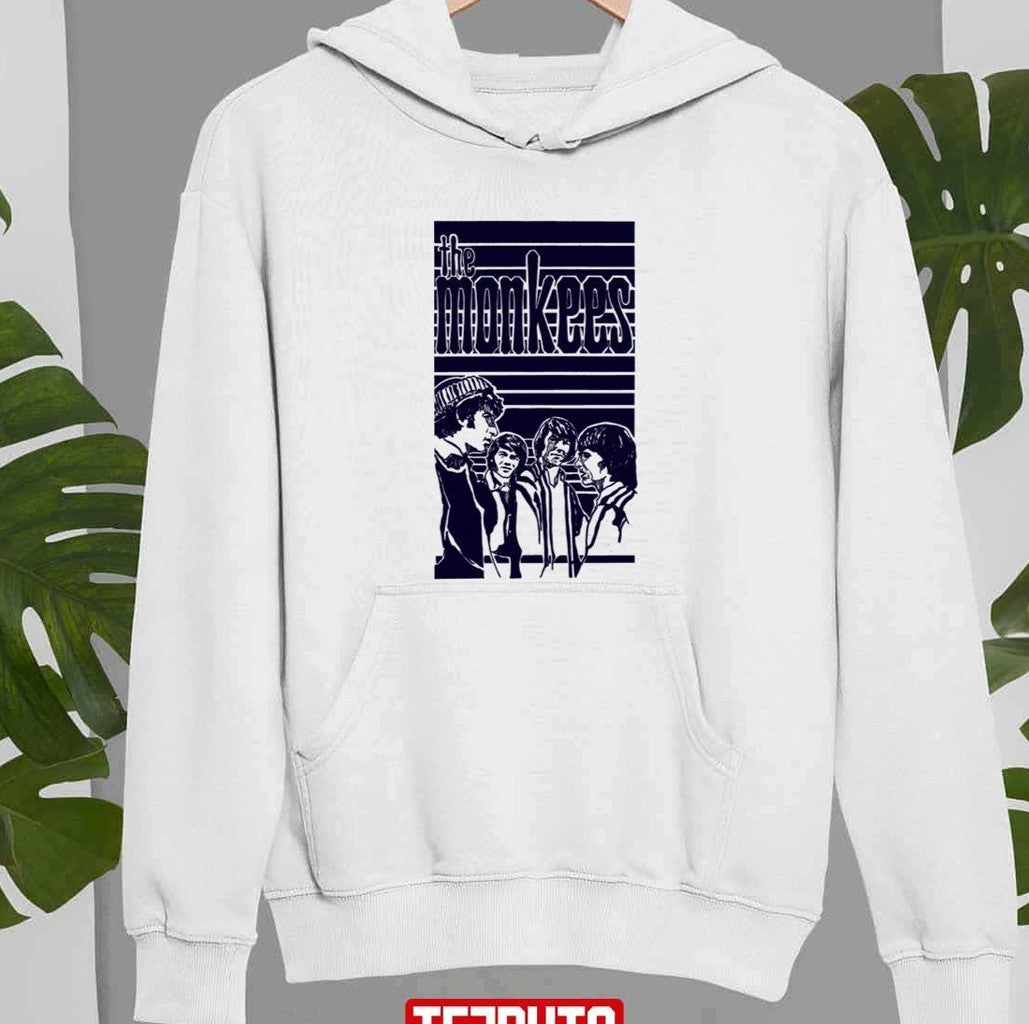 Cheer Up The Navy Blue Stencil The Monkees Unisex Sweatshirt