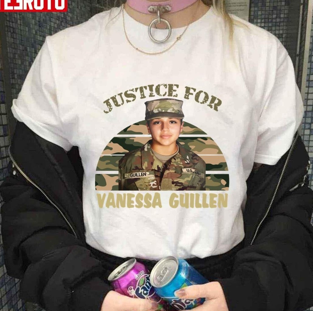 Camo Justice For Vanessa Guillen Unisex T-Shirt