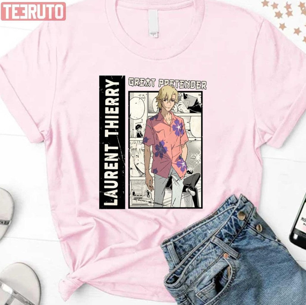 Blond Hair Laurent Thierry Great Pretender Anime Unisex Sweatshirt