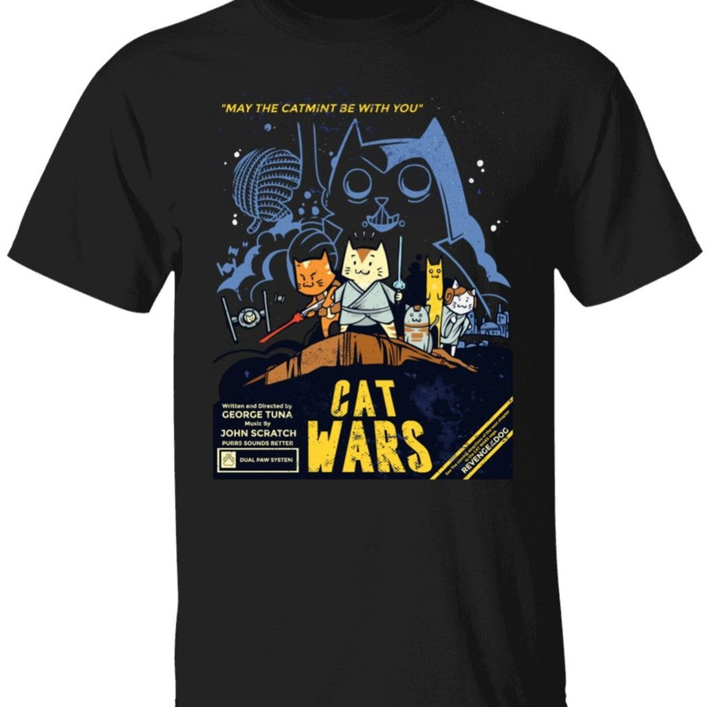Cat Wars Funny Unisex T-Shirt